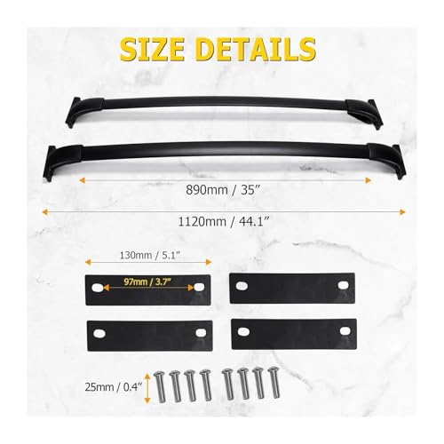 Barras de techo Nissan Pathfinder解决空间不足, Soporte 68 Kg SUV 7