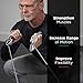 THERABAND Resistance Tubes, Professional Latex Elastic Tubing with Hard Handles For Exercise, Physical Therapy, Lower Pilates, At-Home Workouts, & Rehab, 50 Inch, Silver, Super Heavy, Level 7