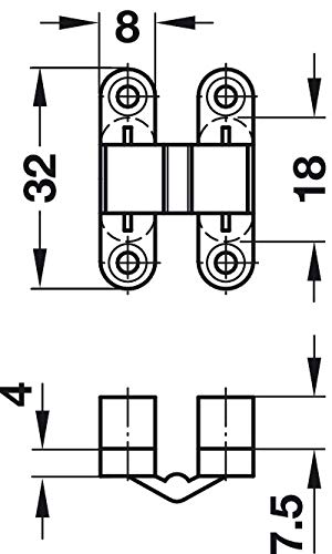 Gedotec Charniere Porte Euble Pour Volets En Bois - Systee Ouverture