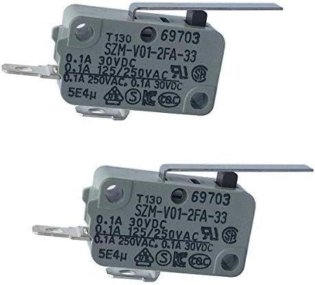 LONYE 6600JB3001C Refrigerator Dispenser Switch Replacement for LG Refrigerator SZM-V01-2FA-33 PS3529276(Normally Open)(Pack of 2)