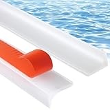 Forte adhérence et montage facile : la barre de seuil de douche KNJOMZIE est autocollante, se fixe sans outils et adhère fermement aux surfaces lisses. Pour une meilleure étanchéité, le bord inférieur peut être scellé avec du mastic silicone.