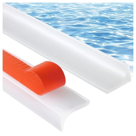 KNJOMZIE Schwallschutzleiste Dusche 200CM*20MM Transparent, Selbstklebend Silikon Wasserstopper D/usche, Duschdichtung & Gummilippe für Dusche, Bad, Duschwanne & Küchenabschlussleiste