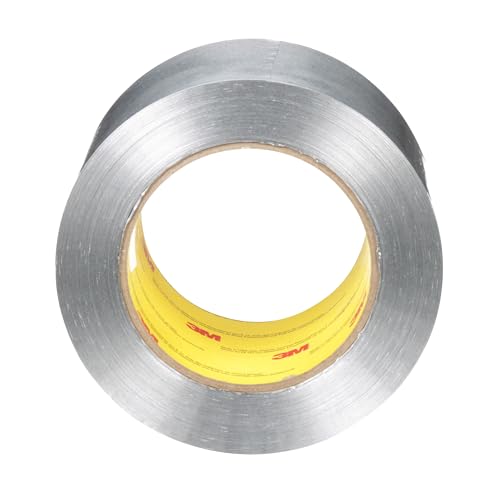 Image of 3M 85566 Aluminum Foil Tape, 3.5 in x 60 yd 4.6 mil, 425, Aluminum Foil, Silver