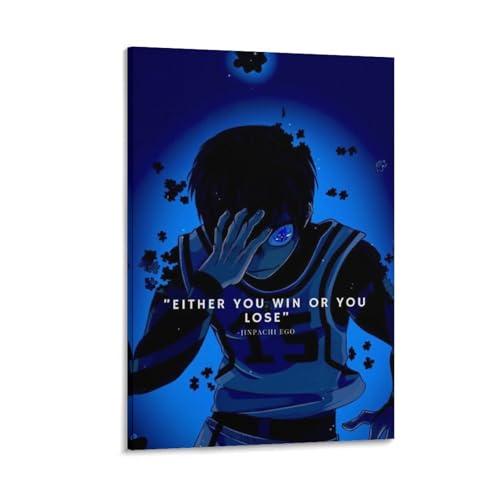 Poster Blue Lock sur toile pour créer un salon moderne ou une chambre geek