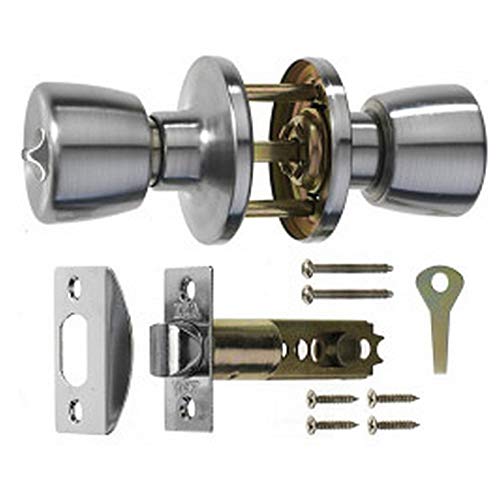 Era Passage Set Door Handle Non Locking (Dia) 50 - (D) 35 - Chrome Effect