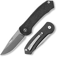 FUJUNI 7,25 cm Cuchillo Plegable,Navaja Pequeña en Acero y Mango