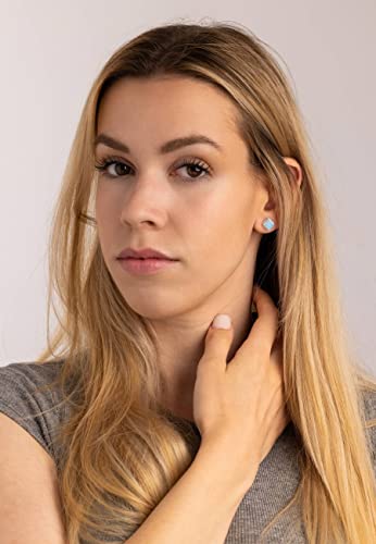 Orecchini a perno argento 925 con pietre preziose