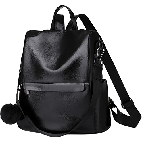 IQYU Fashion Trend Junior High School Student Bag College Style Custom Logo Travel School Sac à dos Cool Sac à dos pour garçons, Noir-1, taille unique Cover