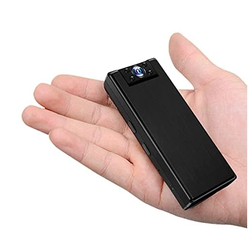 Reinno Mini Body Camera Personal Body Cameras with Audio and Video Wearable Small Bodycam Camera Pocket Camcorder with 32GB SDCard HD 1080P Mini Portable Video Recorder for Home Office Work