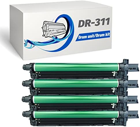 ZLOR DR-311 DR311 Compatible Drum Unit/Drum Kit Replacement Use for Konica Minolta Bizhub C220 C280 C360 Printer (NO Toner) 4color
