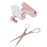 Draymond Story Acrylic Stationery - 1) Stapler + Staple Remover + Tape Dispenser 1) Scissors