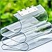 GZHERVICES PVC Strip Curtain,Plastic Vinyl Strip Door Curtain Scratch Resistance for Warehouse Coldroom Chiller Butcher Industrial Curtain (Color : Clear, Size : 1.95x2.2m/13pcs)