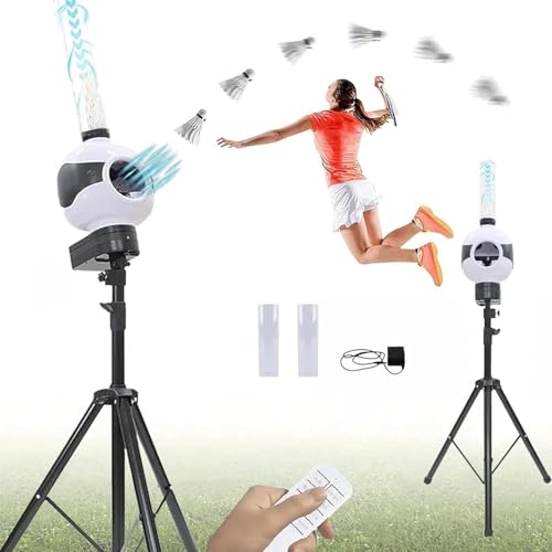 Máquina de bádminton, dispositivo de lanzamiento automático para entrenamiento, uso en interiores y exteriores, lanzador de volantes (volante no incluido)