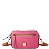Dooney & Bourke Handbag, Pebble Grain Camera Zip Crossbody - Pink