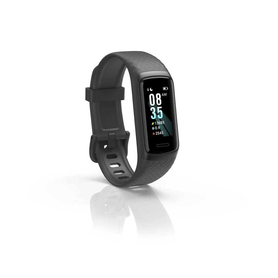 Hama - Banda de Actividad (Smartwatch Resistente al Agua, función Despertador, hasta 14 Deportes Diferentes, podómetro, frecuencia Cardiaca, Reloj Deportivo) Negro
