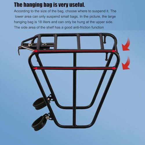 Porte-bagages de cyclisme en acier rigide pour équipement extérieur - 4