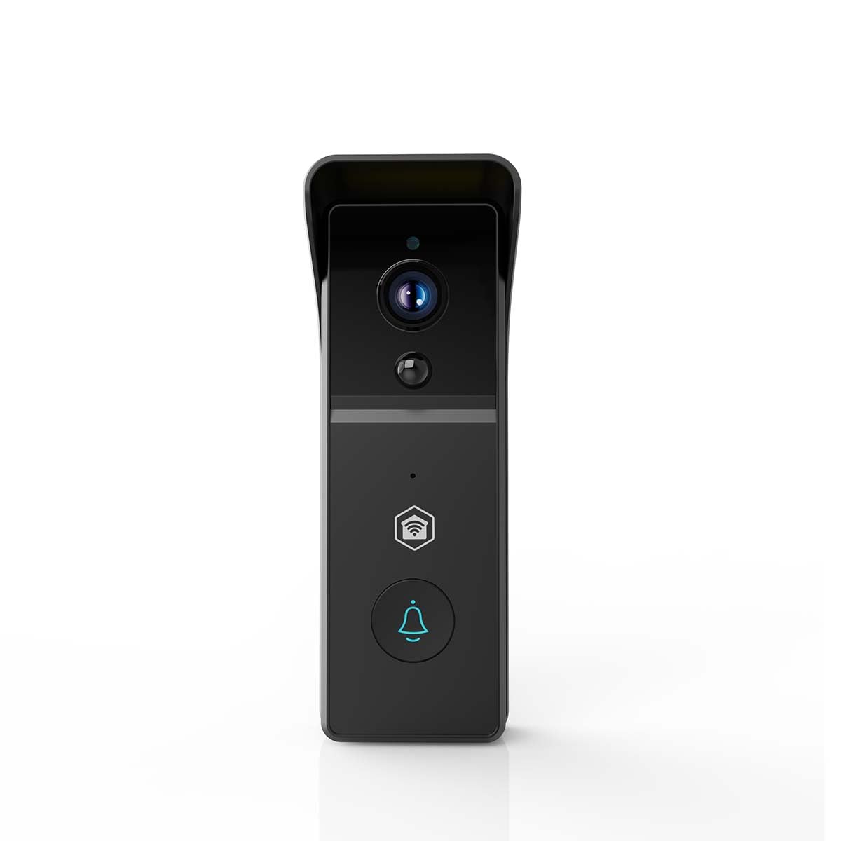 NEDIS Smart Wi-Fi Video Doorbell Camera with Chime, 3MP Full HD 1296p, Wireless Battery Powered with Motion Sensor, Night Vision and 2-Way Audio