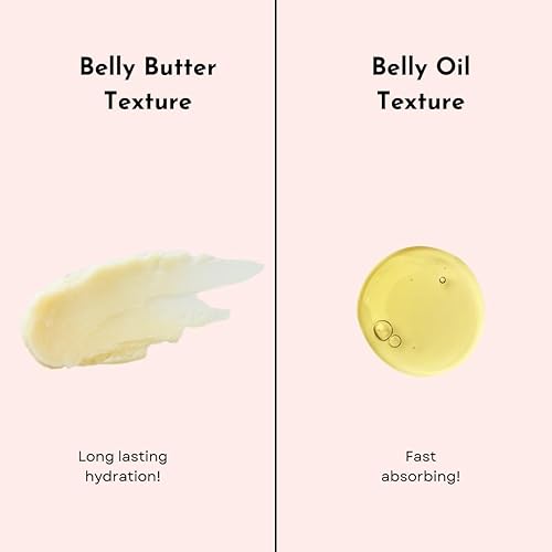 Miniatura 4 de Paquete de vientre - Bálsamo orgánico para el vientre y aceite natural para estrías y cicatrices del embarazo (grande)