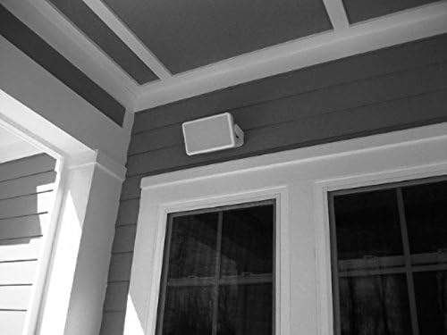 Pair Moderno M6 6-1/2" Indoor Outdoor Stereo Speakers White
