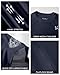 Konrunppy Youth Boys Compression Shirt Long Sleeve Kids Soccer Baseball Football Undershirt Quick Dry Sports Base Layer (Navy Blue,Medium)