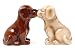 Pacific Giftware Labrador Puppies Magnetic Salt and Pepper Shakers Set, Blond/Chocolate