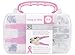 We R Memory Keepers- Crop-A-Dile Eyelet Setter Punch Kit, Pink, Includes 100 Eyelets, Comfort Handle, for 1/8 or 3/16 Inch Holes, Metal, Craft Paper, Leather, Fabric and More