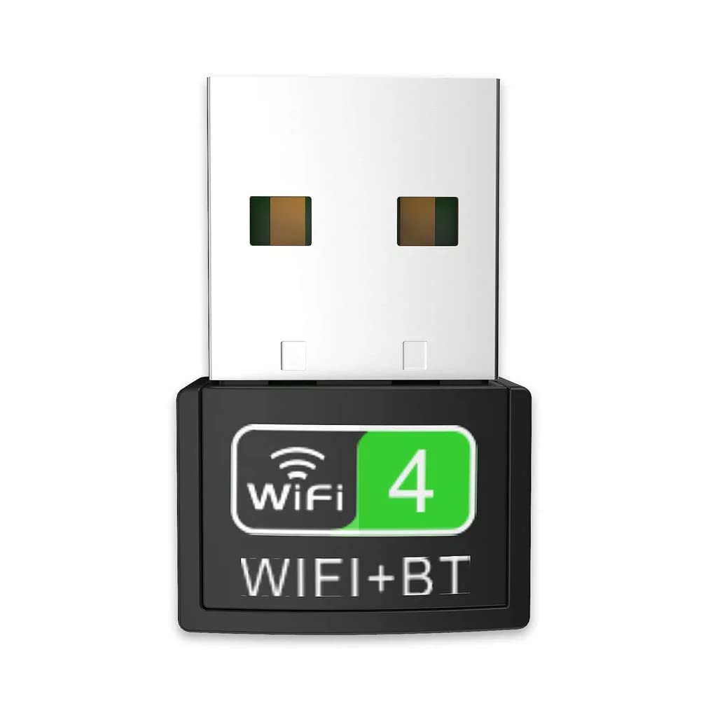 XIKKART USB 2 in 1 WiFi Bluetooth Adapter, Wireless Card 802.11a/b/g/n 2.4GHz Band 150Mbps Network Dongle Supports Win10/ 8/7/ XP for PC/Laptops etc.(Black)-image-8