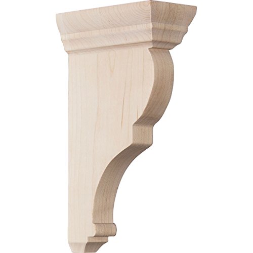 Ekena Millwork CORW02X04X08RJRW Small Rojas Wood Corbels, 2