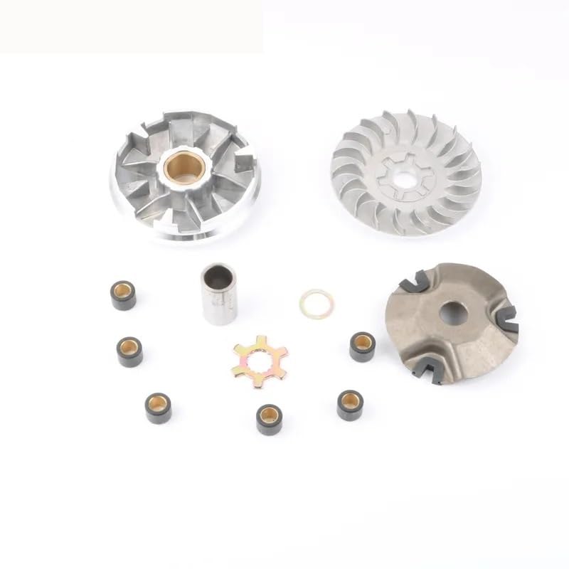 Juego de variador de patinete con rodillos de 6g y hoja de viento for Y JOG90 Axis90 90cc 2 tiempos 3WF 3VR Piezas de repuesto para motocicletas