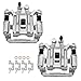 GAIASURGE Rear Disc Brake Caliper Compatible with Nissan Frontier 2005-2023, Xterra 2005-2015; Suzuki Equator 2009-2012 19-B2994 19-B2995, Rear Driver and Passenger Side Caliper with Bracket, Set of 2