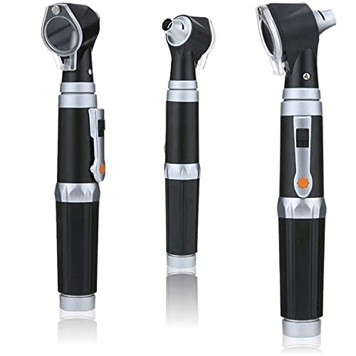 Huapa ポータブルLED診断型耳鏡 耳鏡セット オトスコープ 3倍率のレンズ