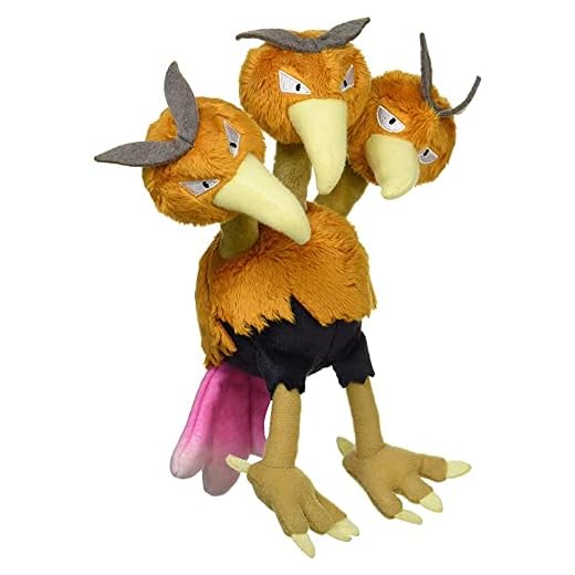 Pokèmon Center Original Fit Dodrio Dodrio Dodri Plush Peluche Plüschtier