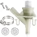 Plastic Water Valve Kit 385311641 for 300 310 320 Series Compatible with Sealand Marine Toilet Replacement and F300/F310 Toilet Water Valve Replacement (1 Piece)