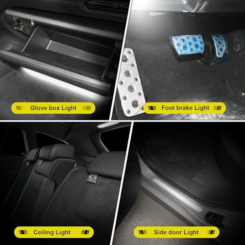 Kit de 8 luces interiores LED para WRX/WRX STI/Impreza 2004-2022 miniatura 5