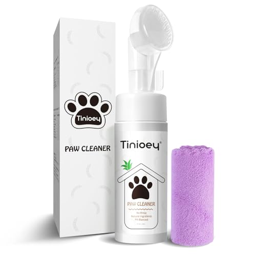 Paw-Cleaner-for-Dogs-and-Cats-Clean-Paws-No-Rinse-Foaming-Cleanser5-oz-Dandelion-Paw-Cleanser-Paw-Brush-for-Dogs-Dog-Paw-Scrubber-Cat-Paw-Cleaner-Fragrance-Free-1pcs