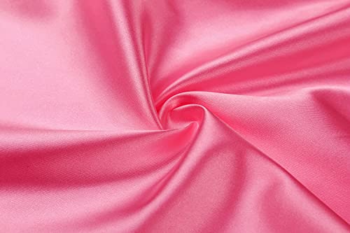 Image of Women's Pure Short Silky Robes Bridesmaid Bride Party Satin Robes Sleepwear
