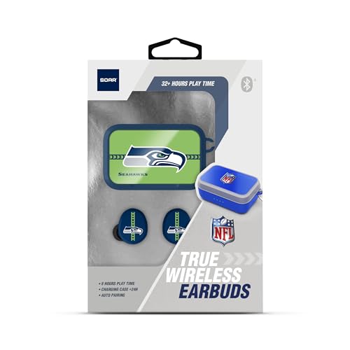 Image of SOAR NFL Wireless Sport Earbuds: Comfortable Fit & Convenient Charging