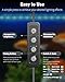 Pawfly 3 W Aquarium LED Light 11 Inch Underwater Fish Tank Light with Timer Auto On/Off Fish Tank Background Lights with 8 Lighting Modes Submersible Multi-Colored Tube Lights for Decoration