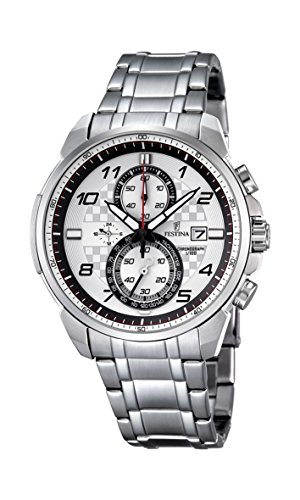 Preisvergleich Produktbild Festina Herren-Armbanduhr Chronograph Quarz Edelstahl F6842 / 2