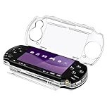 TNP Clear Hard Case for PSP 3000 & PSP 2000 - Snap-in Full Cover Protective Transparent Hard Case with Clear Display Compatible with Sony PSP 3000 / PSP 2000 Series (Not Compatible with PSP 1000)