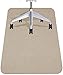 Bürostuhl-Matte, Bodenschutzmatte, rutschfest, PVC, Schreibtischstuhl-Matte für Rollstühle, kratzfeste Bodenmatte für Büro, Wohnzimmer (80 x 100 cm, beige)