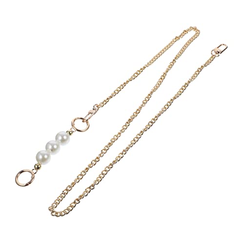 BESTOYARD 2 Peças Corrente De Extensão De Pacote Corrente De Pérolas Falsas Carteira Feminina Bolsa