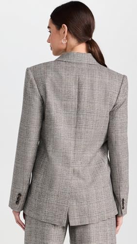 Vince Women's Plaid Double Breasted Blazer3
