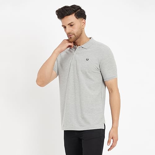 Image of Duke Stardust Men Half Sleeve Cotton T-Shirt (SD51 Grey Melange XL)