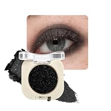 BestLand Single Pressed Eyeshadow Long-Lasting Matte & Shimmer Finish, Ultra-Pigmented Silky Texture, Blendable Cream Powder Formula for Effortless Day & Night Eye Looks 10 Midnight Ink