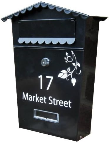 Modern Personalised Letter Box, Mail Box, Post Box by UK Sign Shop