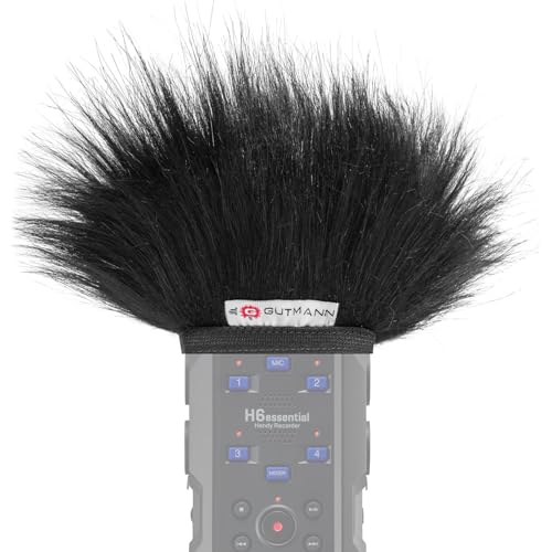 Pare-brise anti-vent en fourrure pour ZOOM H6essential Gutmann Premium Edition doublé
