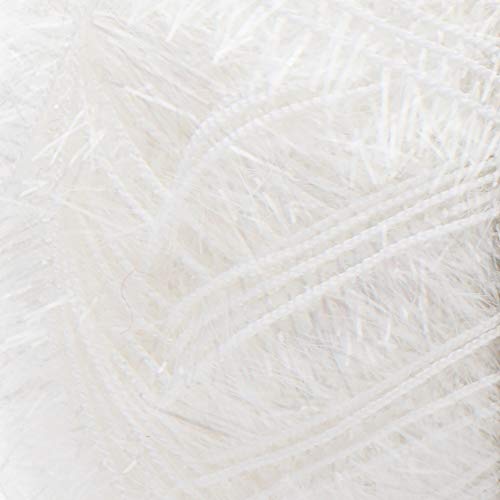 Red Heart Scrubby Sparkle E851.8001 Yarn, Marshmallow #TOP1