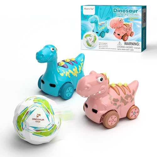 Winyea Tag Interactive Dinosaur Toy - Electronic Pet with Smart Follow Ball and Gesture Control | Rechargeable | Perfect Birthday for Kids Ages 3 and Up