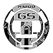 Protezione Adesivo Tappo Serbatoio Resinato compatibile con Motarrad R 1200 GS 2004-2012 (Grigio)